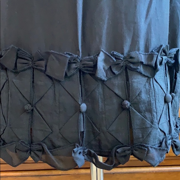 YOANA BARASCHI ORIGAMI  SUNDRESS BLACK Small - Picture 8 of 15